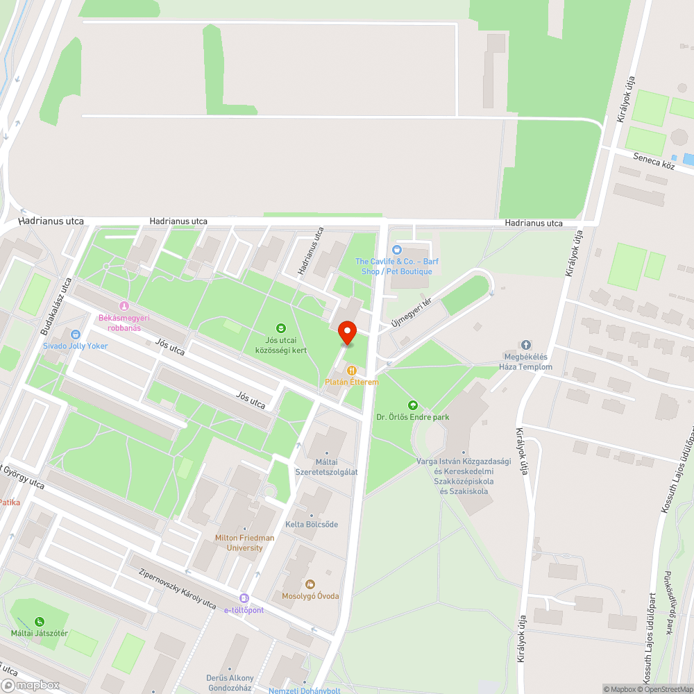 Elhagyott roncs bejelentés helye