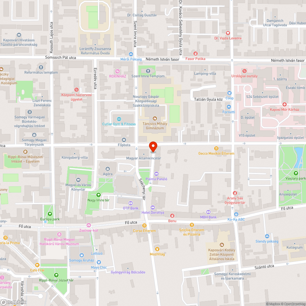 Festés bejelentés helye