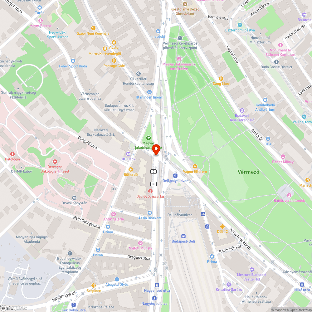 Rossz minőségű út bejelentés helye