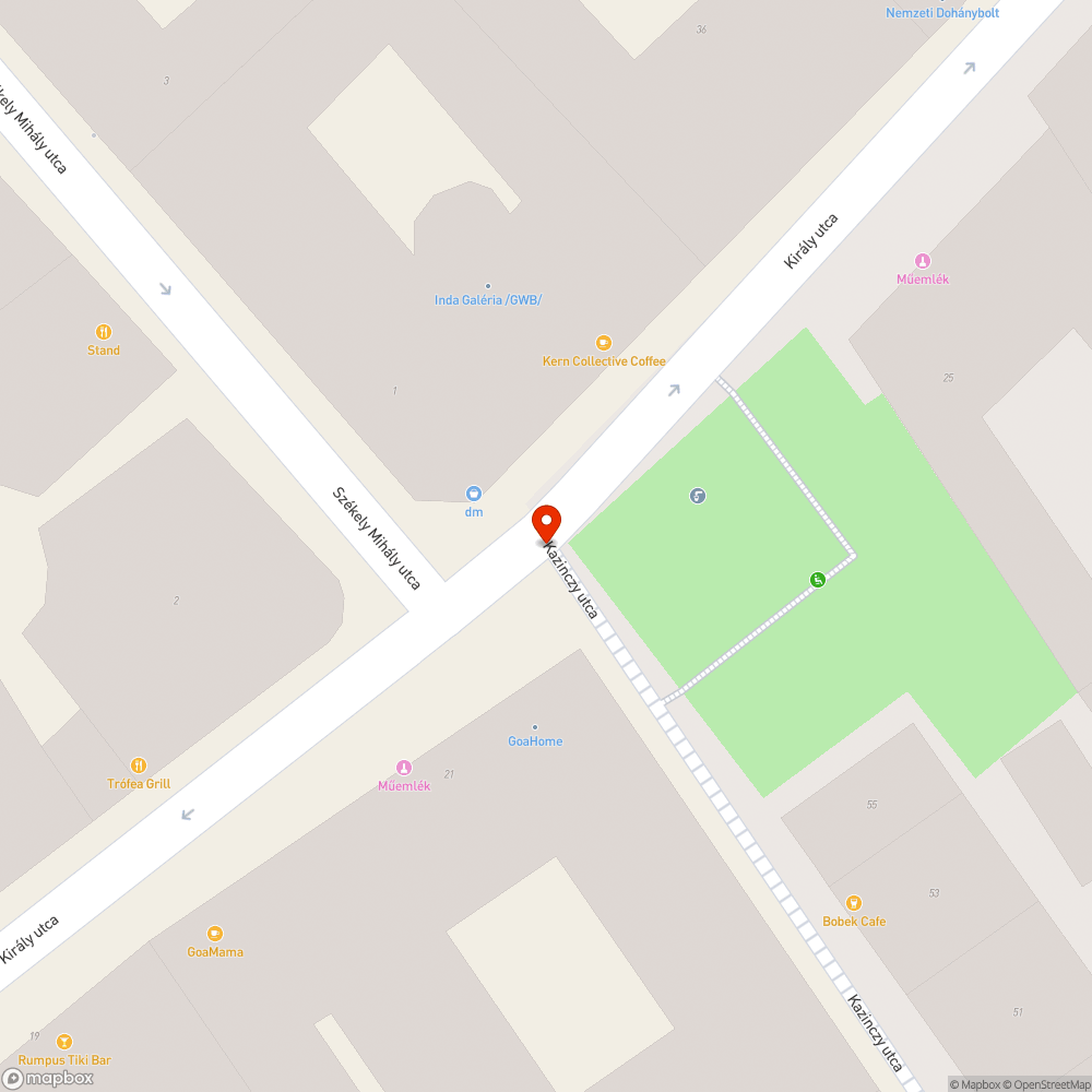 Lekopott megállni tilos útburkolat jelzés. bejelentés helye