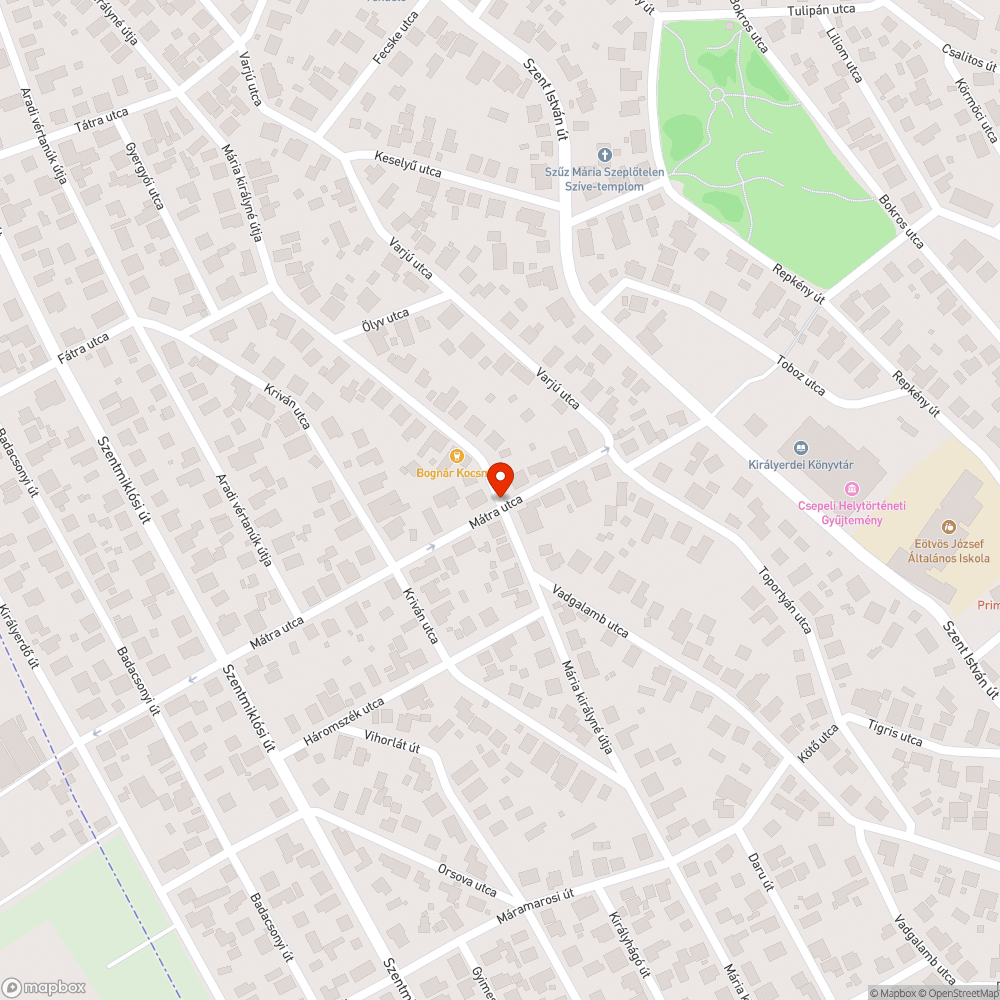 Nagyobb darabok törtek ki az útból bejelentés helye