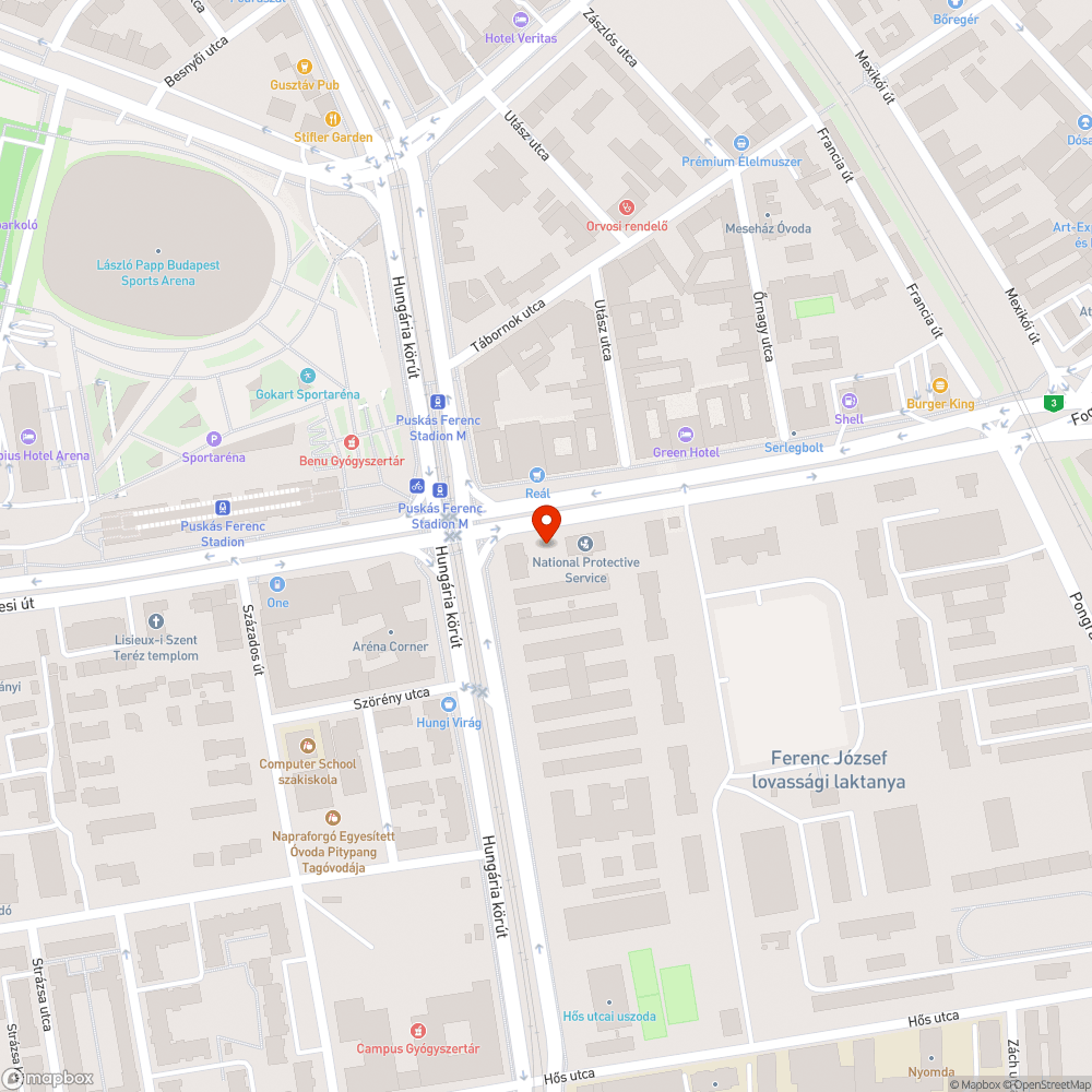 Villanyoszlop rongálás bejelentés helye