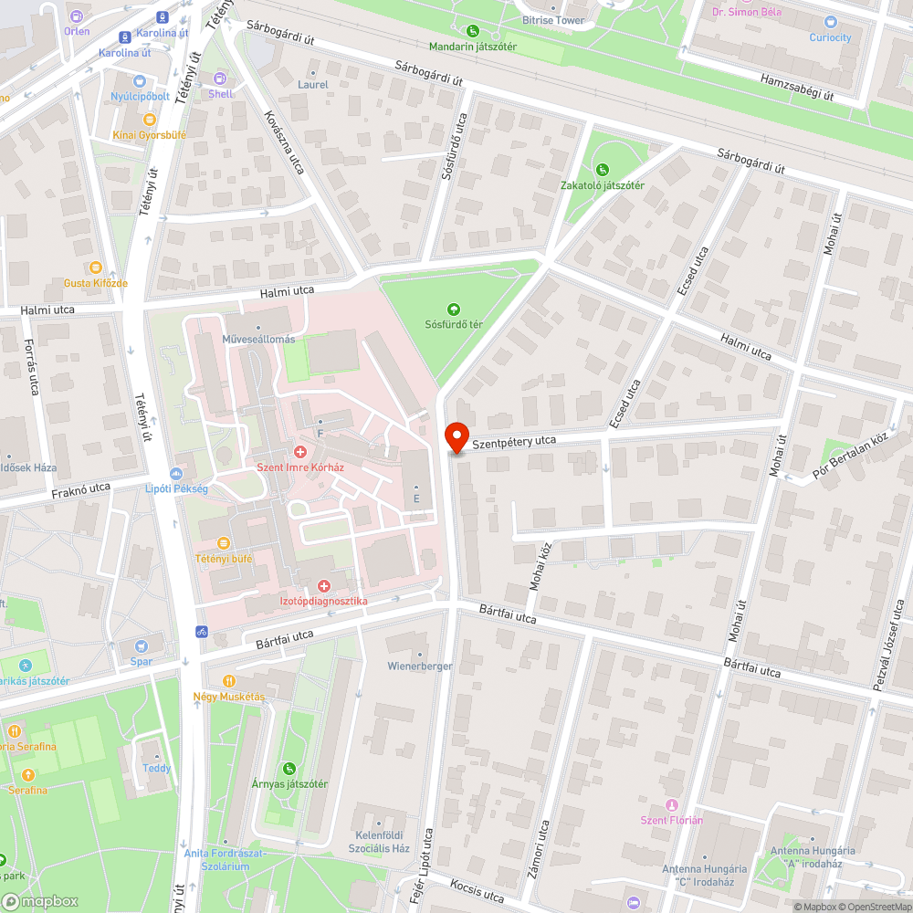 Szél által elhasaított fa bejelentés helye