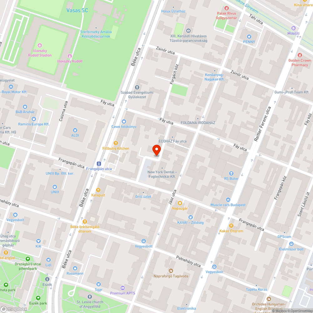 Kidőlt szemetes bejelentés helye