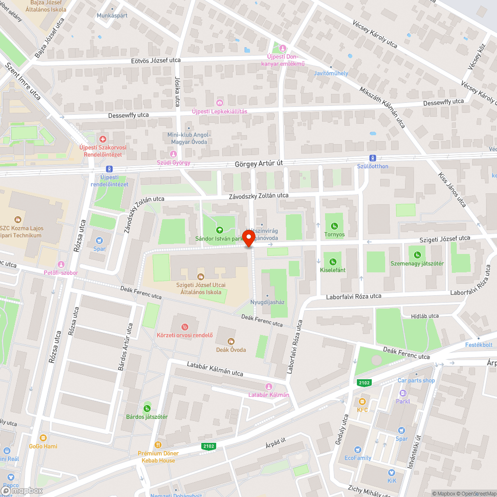 Zöldterület legyalulása bejelentés helye