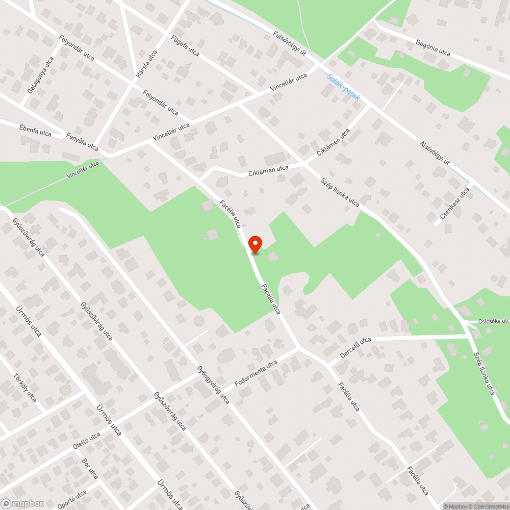 Utcára letett hulladék bejelentés helye