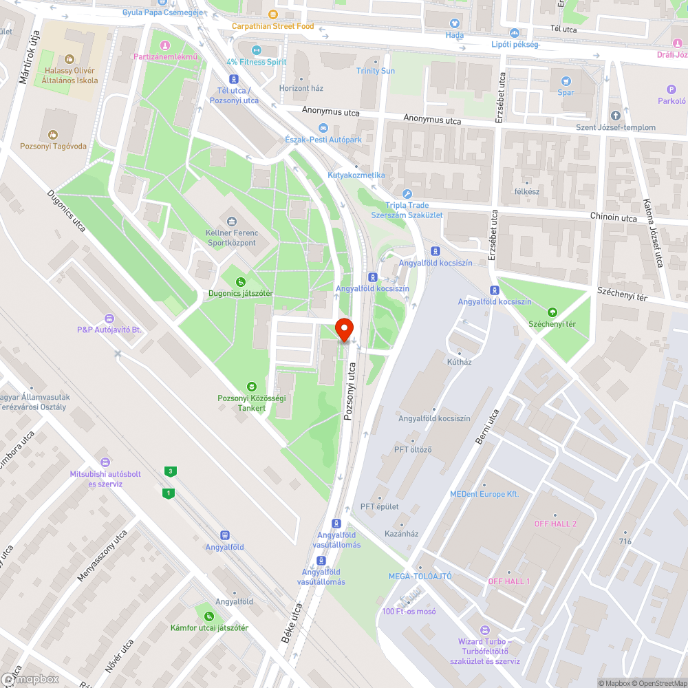 Elhagyott Tesco bevásárlókocsi bejelentés helye