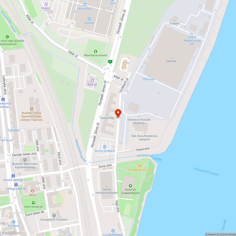 Folyton tilosban bejelentés helye