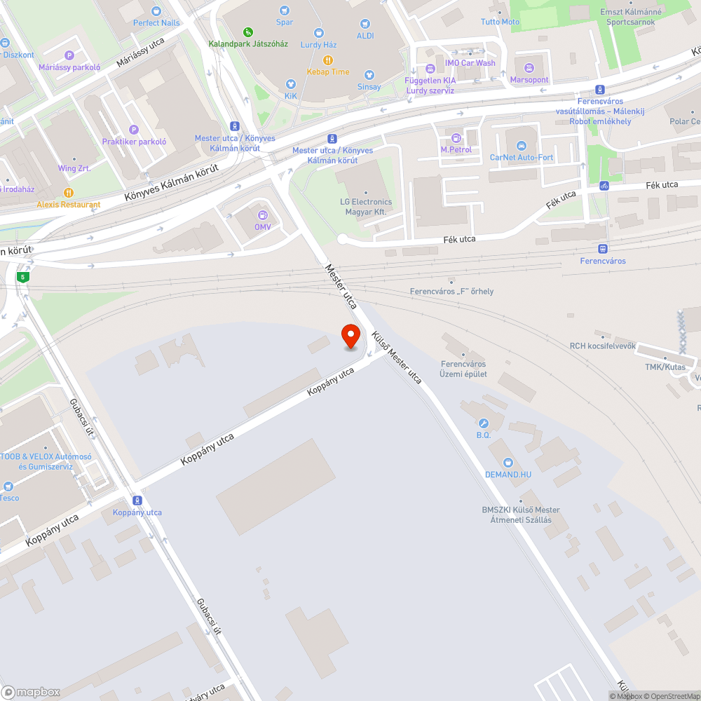 Megsüllyedt Forgalomirányitás fedlap 2 bejelentés helye