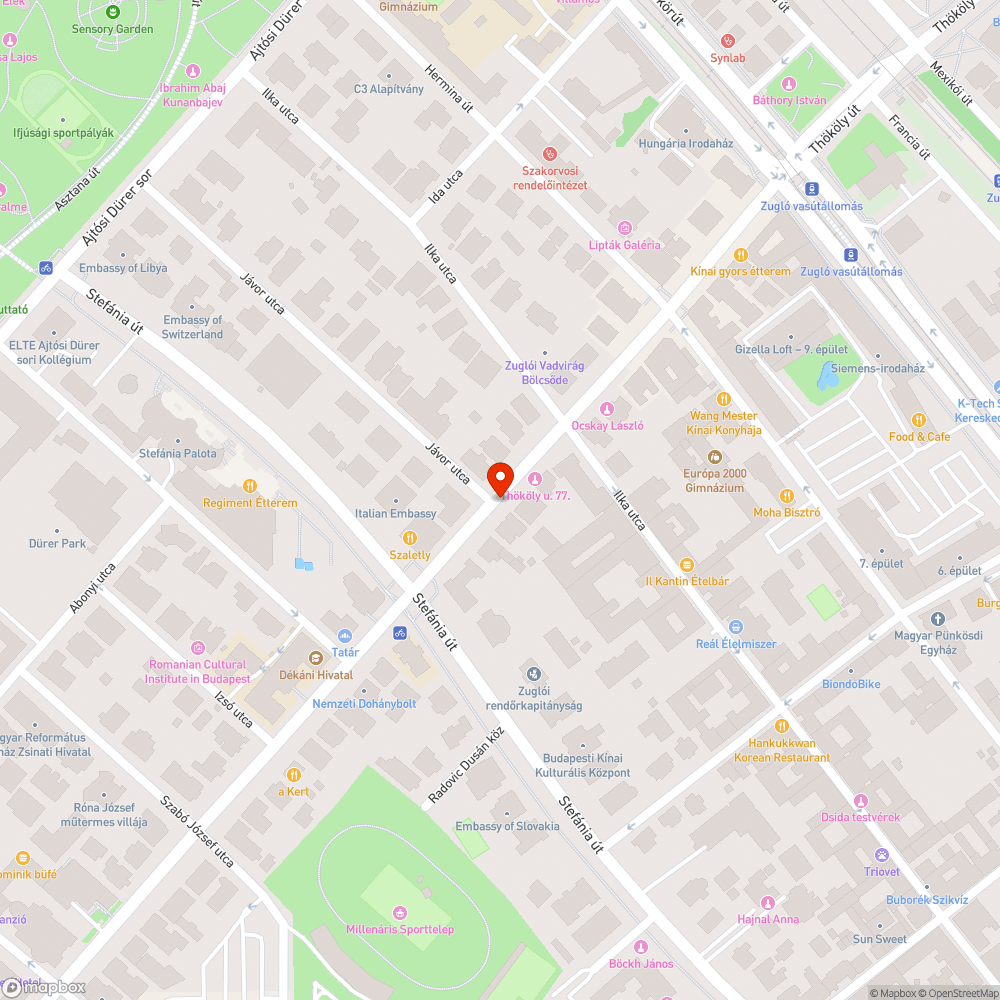 Fejmagasságban lévő növény bejelentés helye