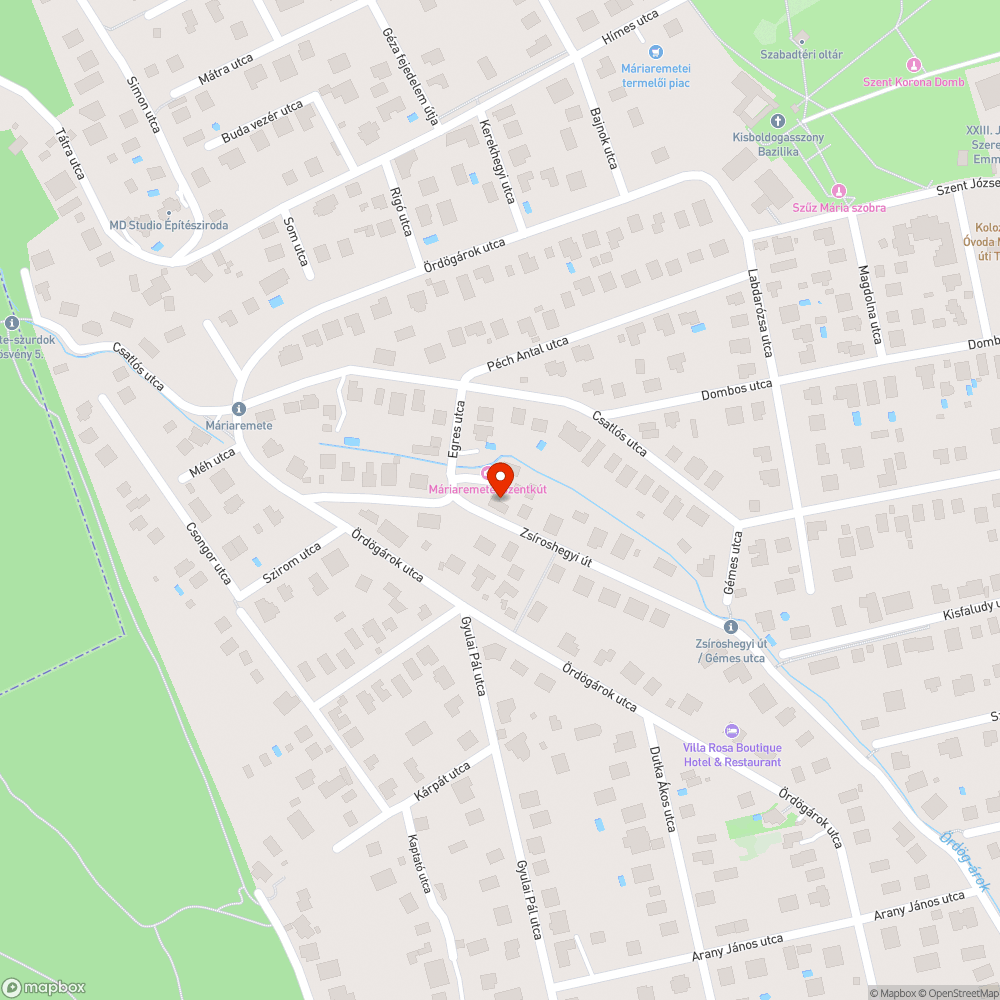 Tönkre ment fakorlát a patak partján bejelentés helye