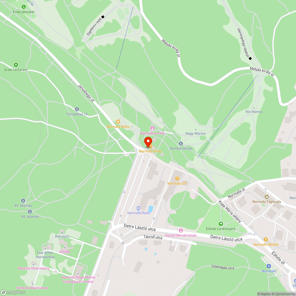 Fedél nélküli szemetesek Normafán bejelentés helye