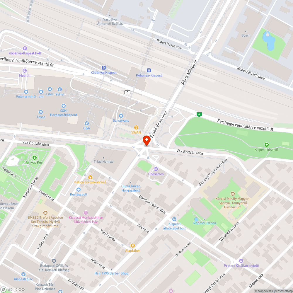 Elmozdult/hiányzó fényterelők bejelentés helye