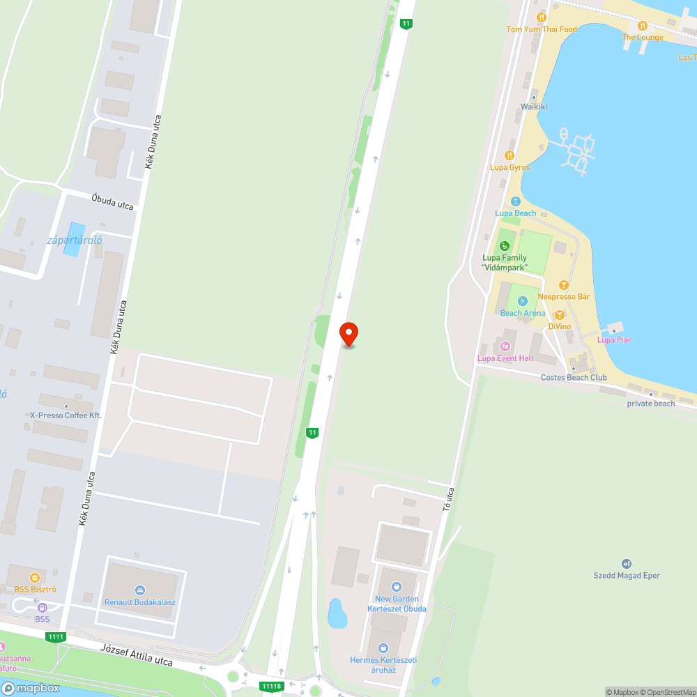 Árokban hagyott roncs bejelentés helye