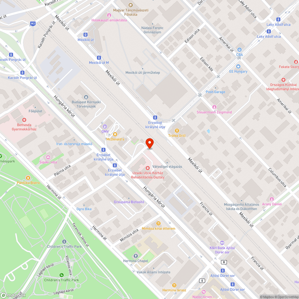 Forgalomból kivont, elhagyott Opel bejelentés helye