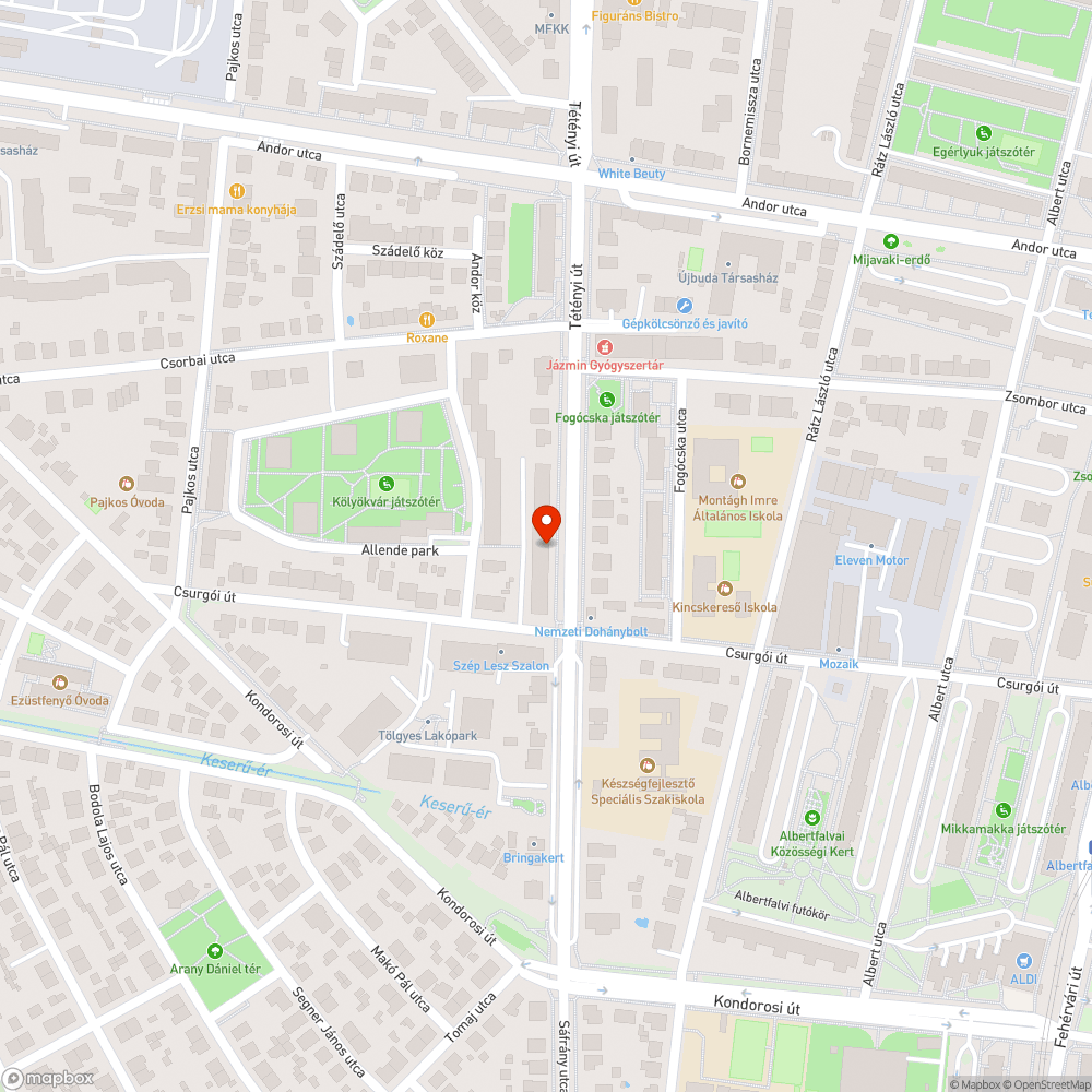 Korhadt fa bejelentés helye