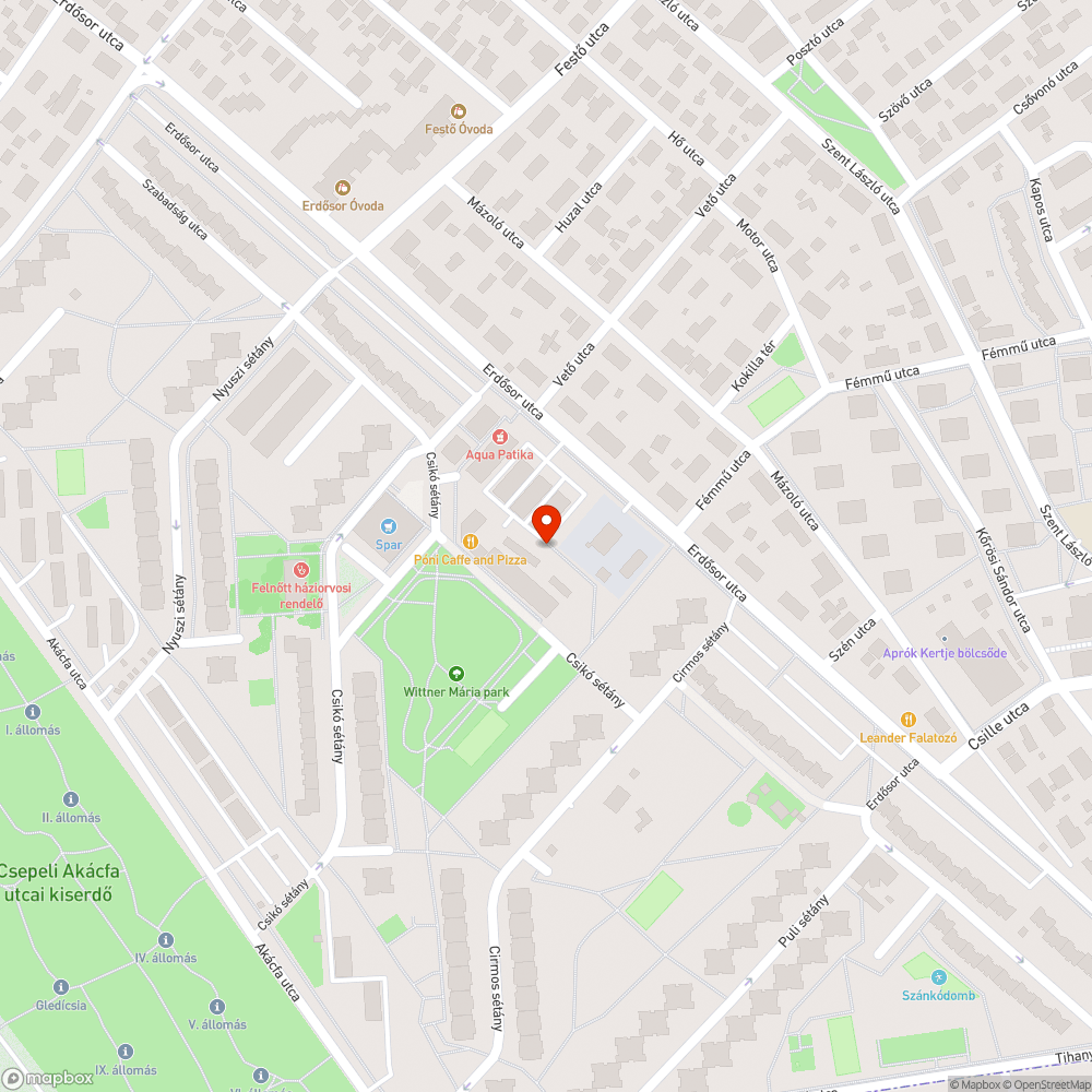 Kidőlt oszlop bejelentés helye