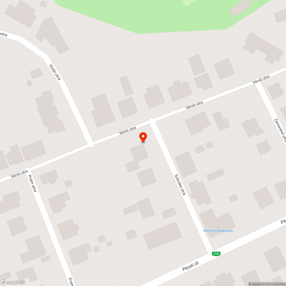 Megsüllyedt-megrepedt úttest bejelentés helye