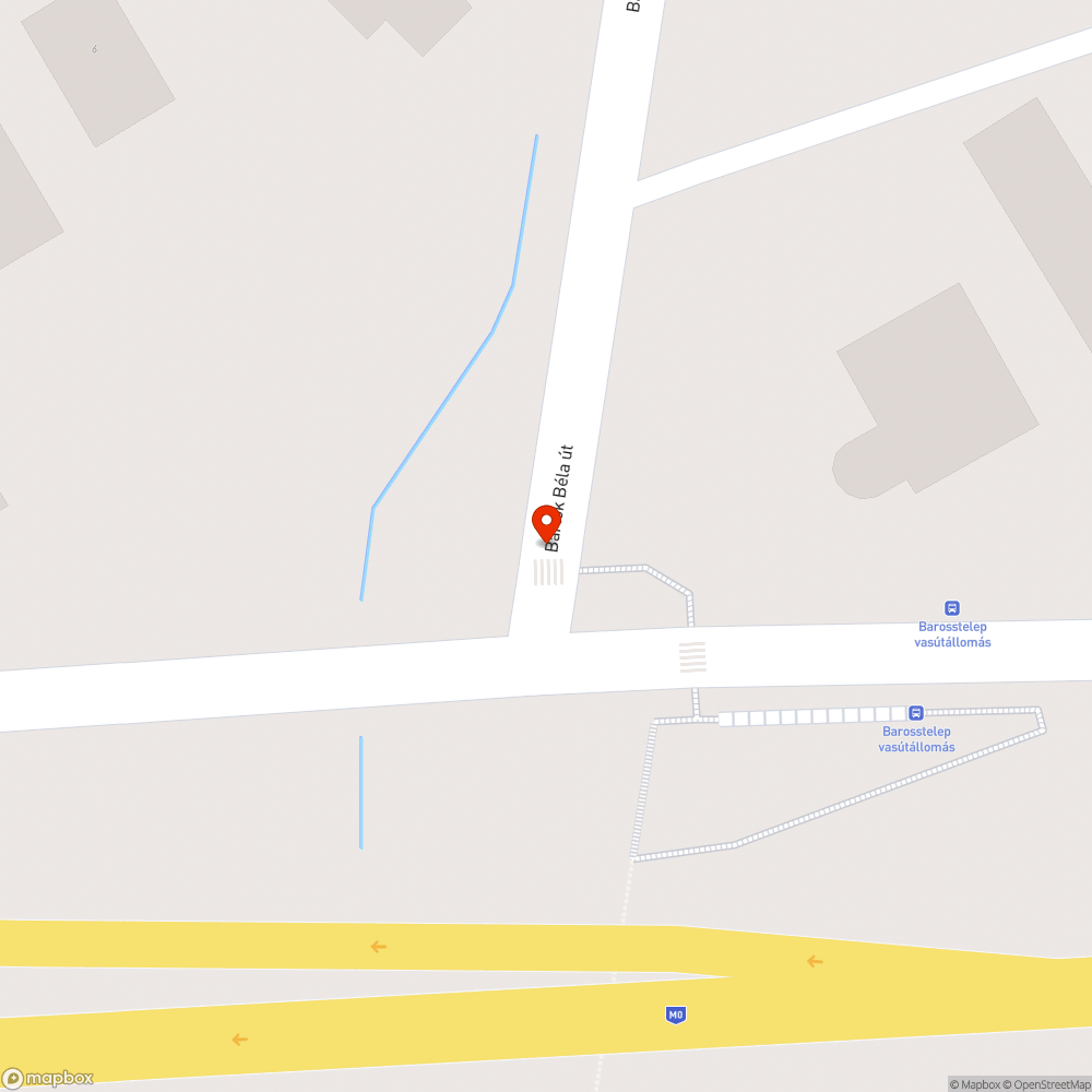 Nem jól belátható kereszteződés bejelentés helye