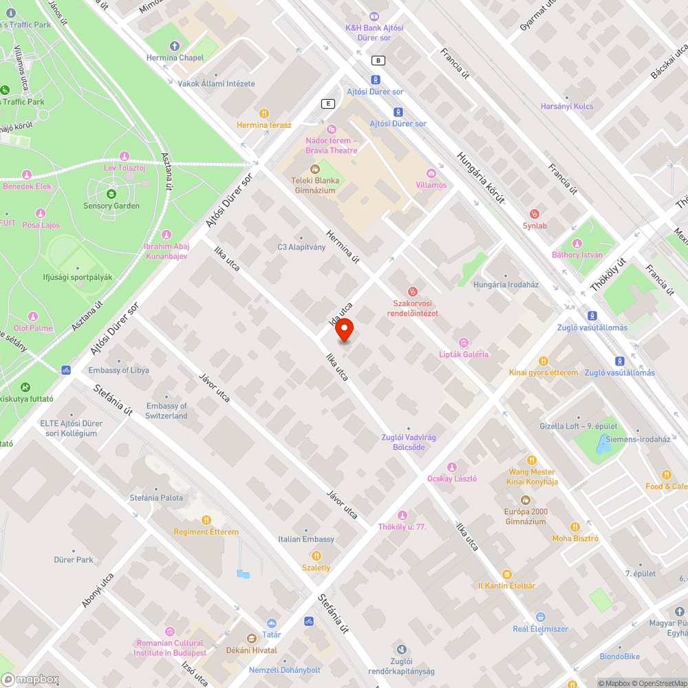 Megsüllyedt fedlap bejelentés helye