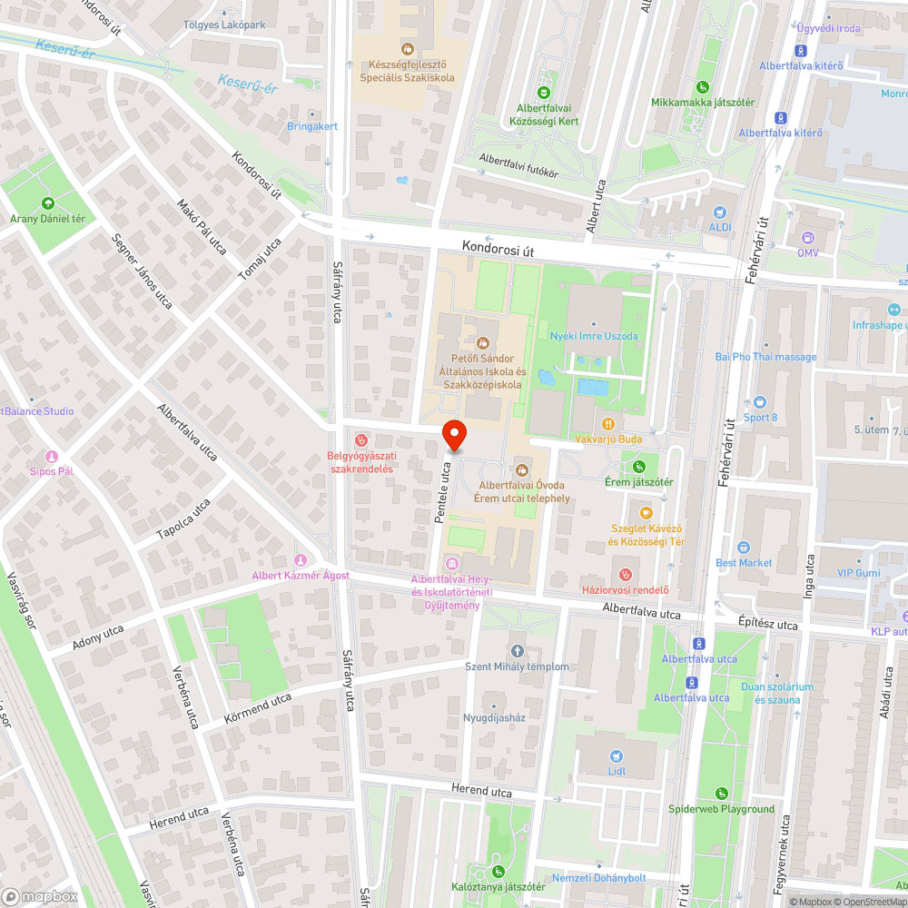 Elálló fedlap bejelentés helye