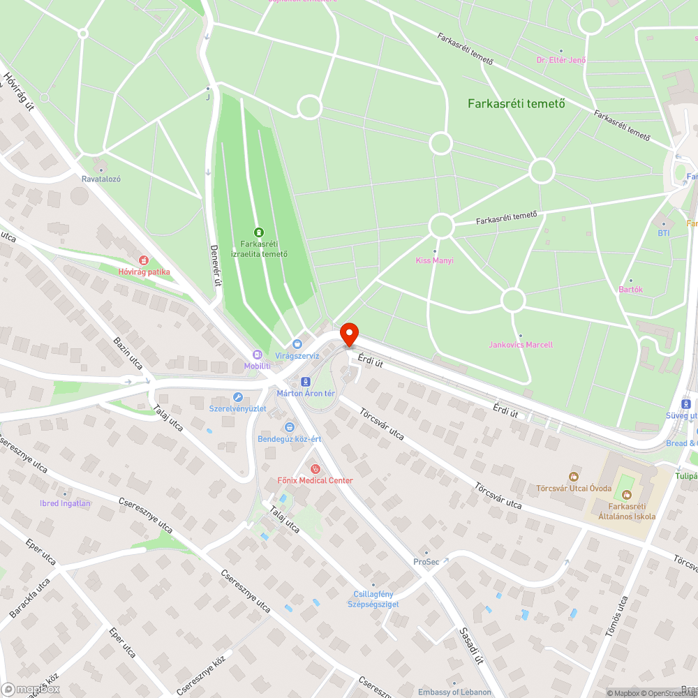 Kátyús feljáró bejelentés helye