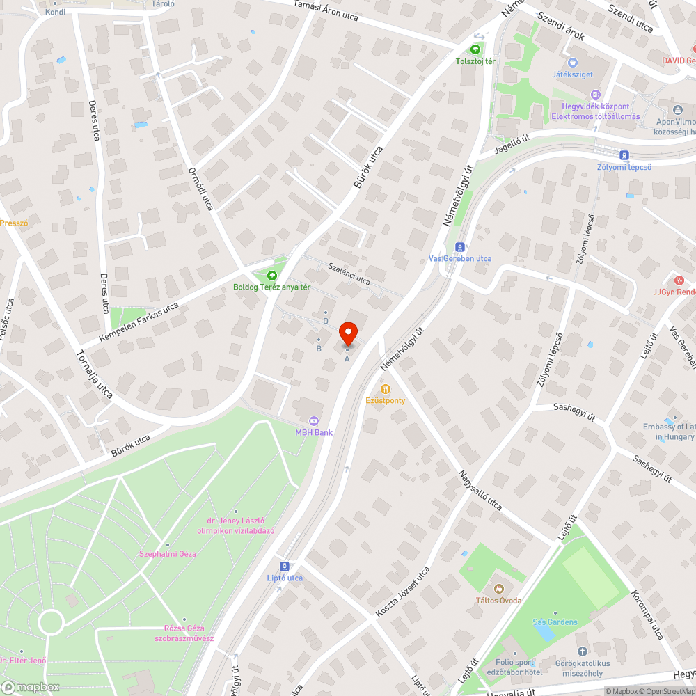 Üres szemetestartó bejelentés helye