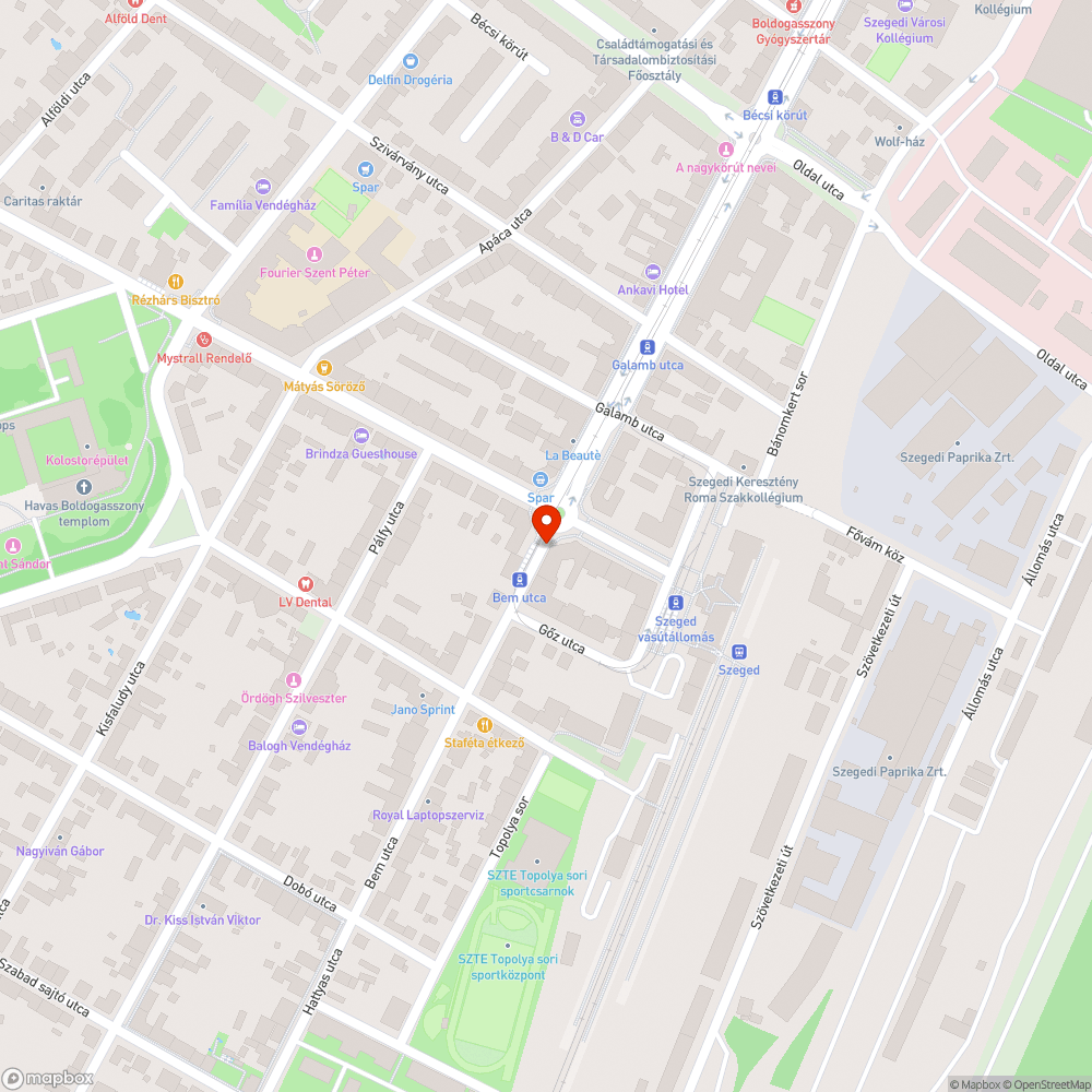 Megdőlt, meghajlított gyalogátkelőhely tábla bejelentés helye