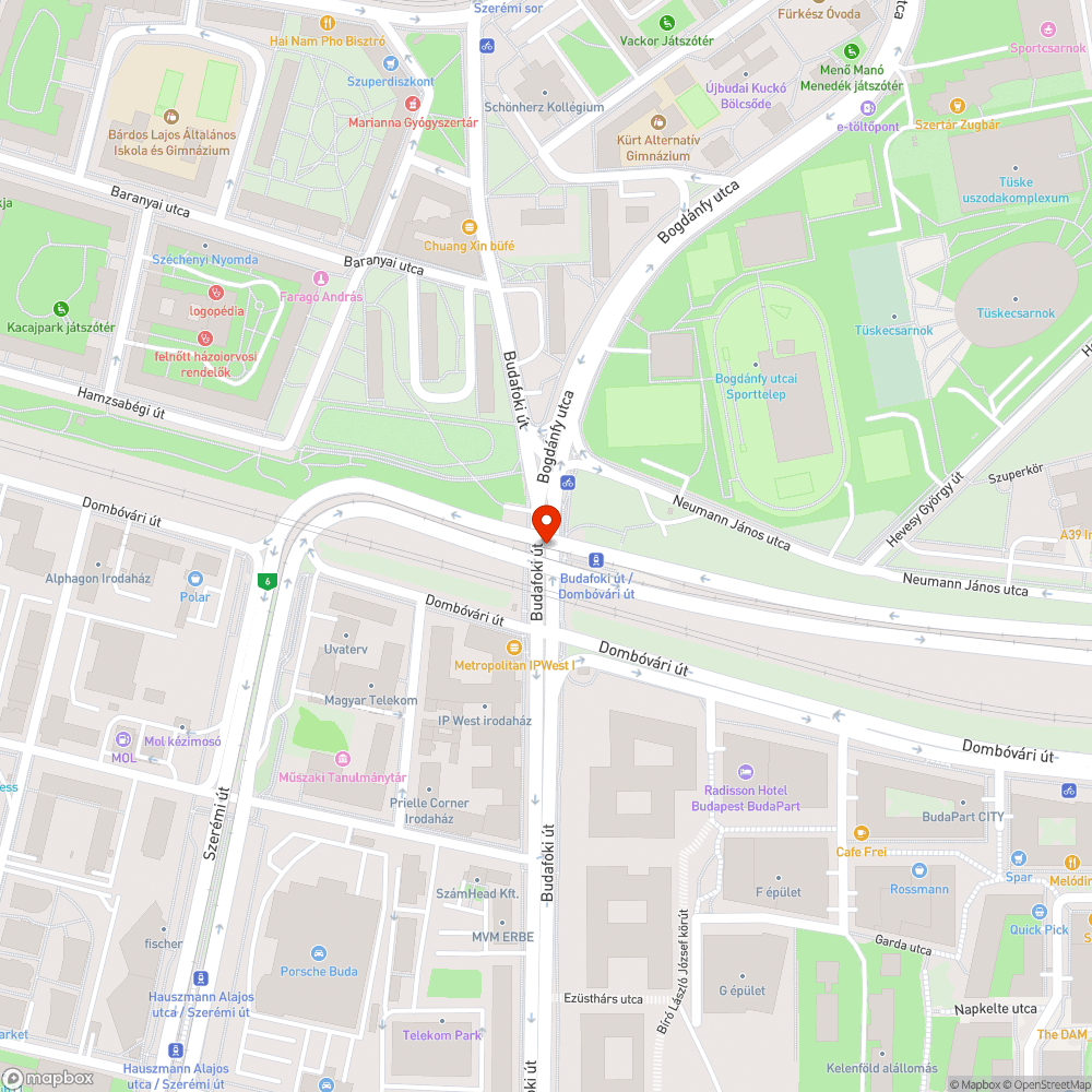 Graffiti bejelentés helye