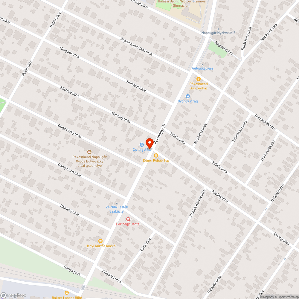 Pótlásra váró fák a Ferihegyi úton bejelentés helye