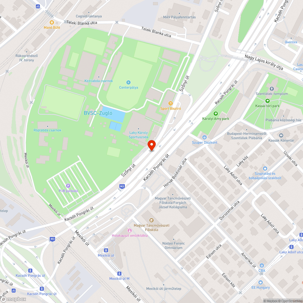 Irodai szék az aluljáróban bejelentés helye