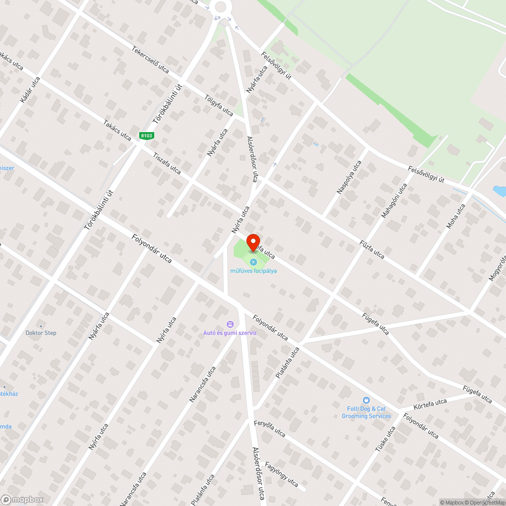 Szakadt háló a foci kapun bejelentés helye