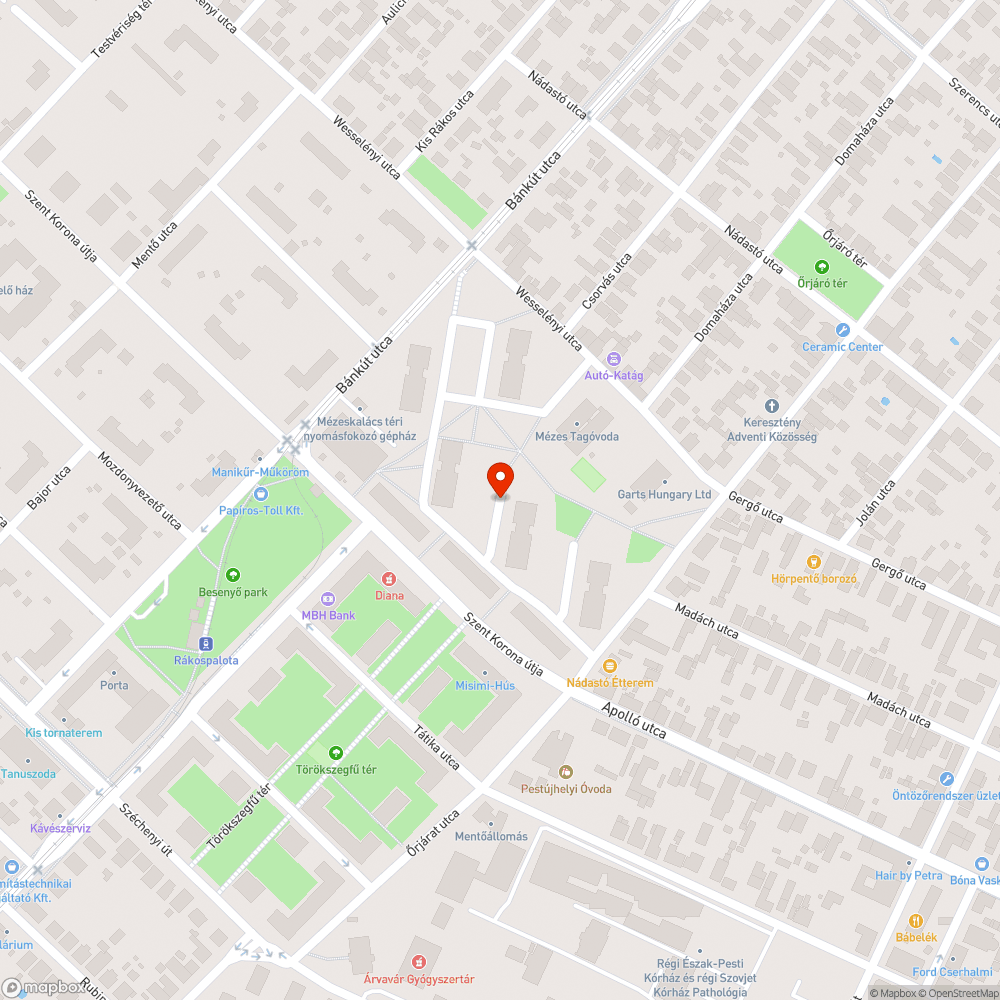 Akadályozza a parkolást bejelentés helye