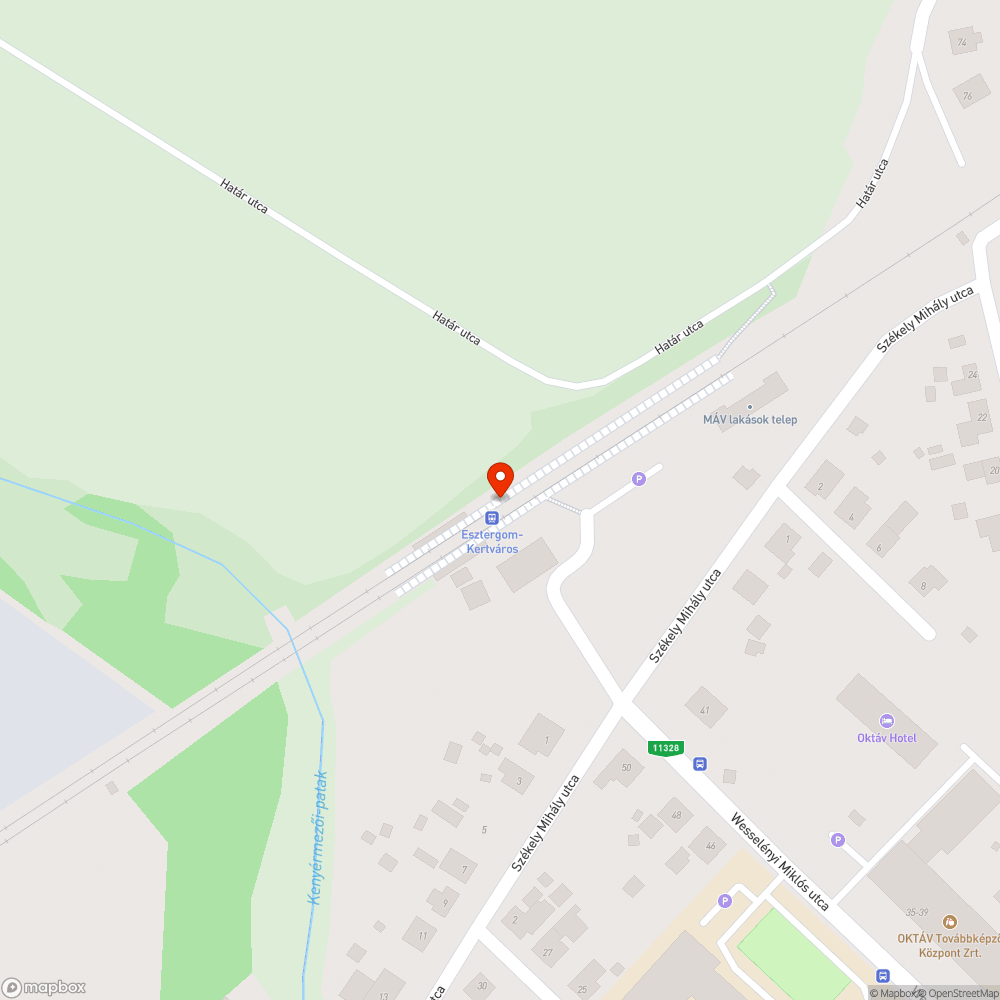 Beszakadó peron bejelentés helye