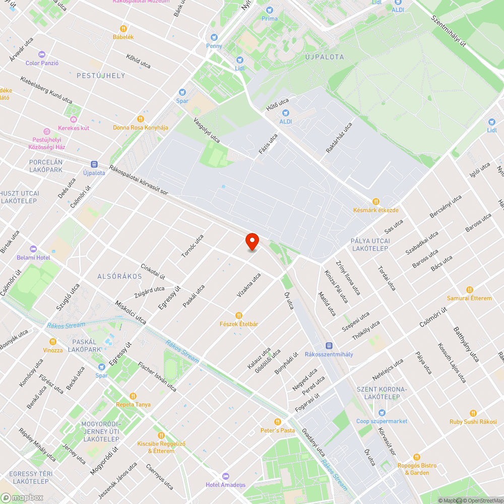 Veszelyes fa bejelentés helye