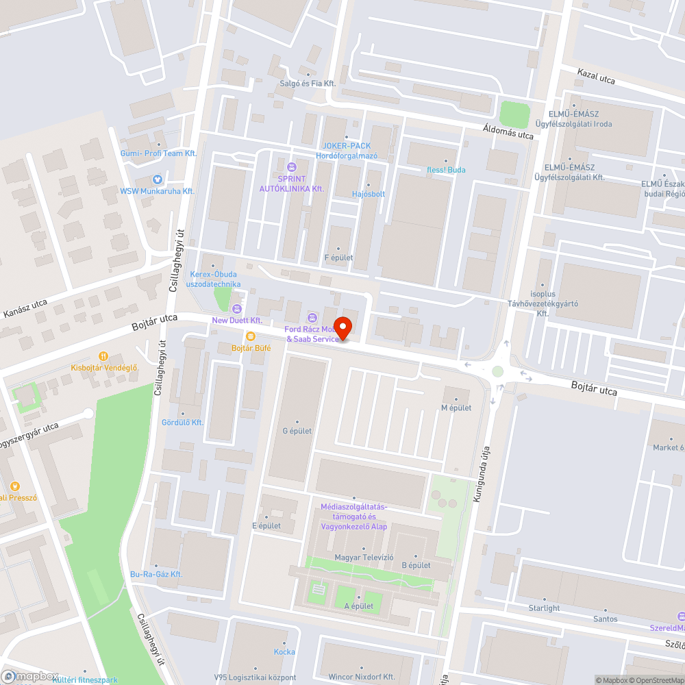 Parkoló foglalása bejelentés helye