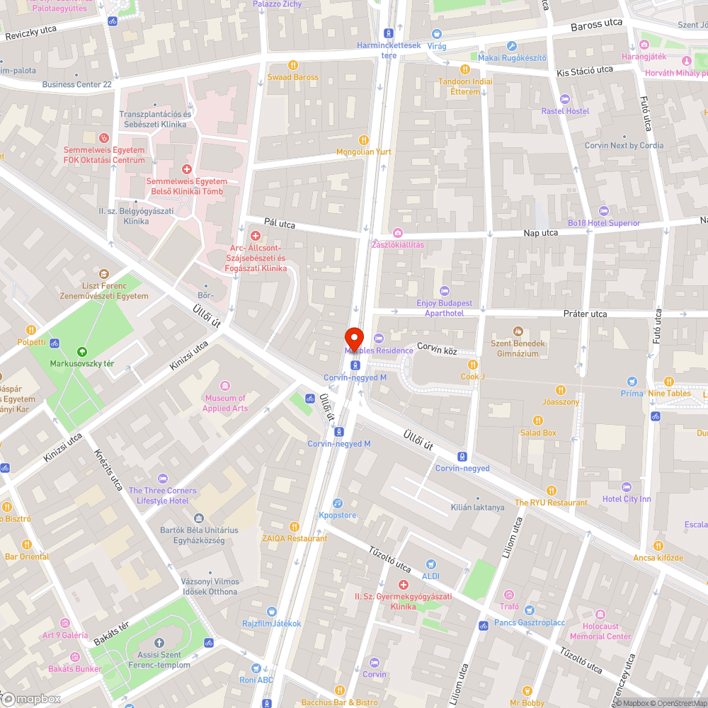 Lekopott a lakkozás a Corvin negyed villamosmegállóban bejelentés helye