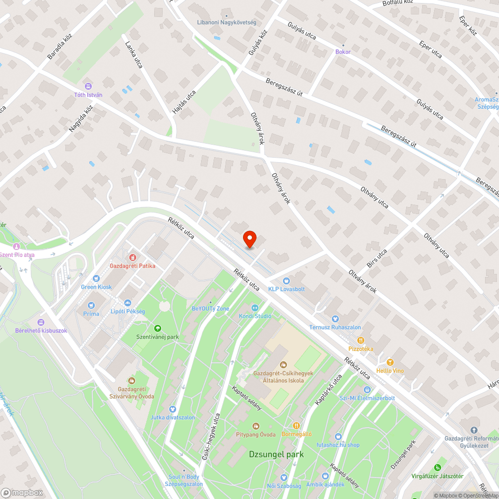 Kiszáradt fa bejelentés helye