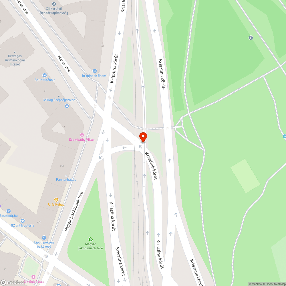 Kátyús átjáró bejelentés helye