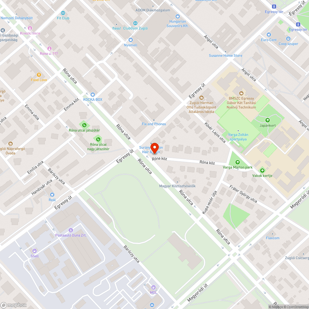 Róna utca 91 közmű fedlap hiba bejelentés helye