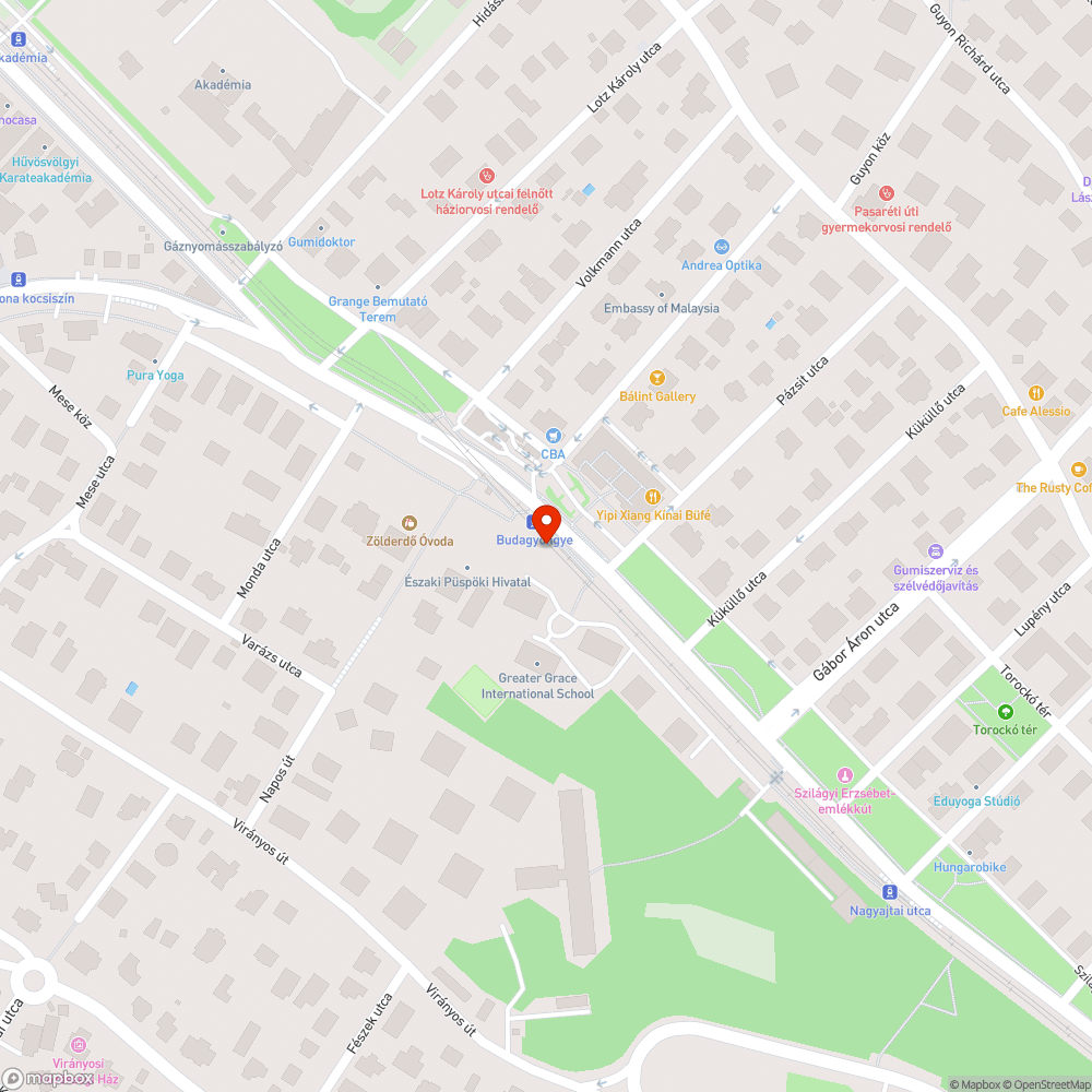 Gyönyörű látvány a villamosból bejelentés helye