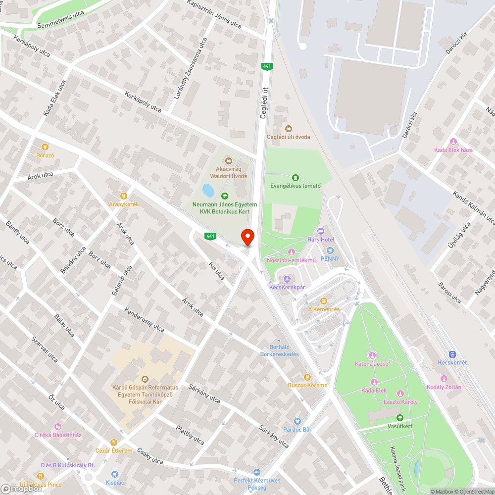 Eldugult csatorna bejelentés helye