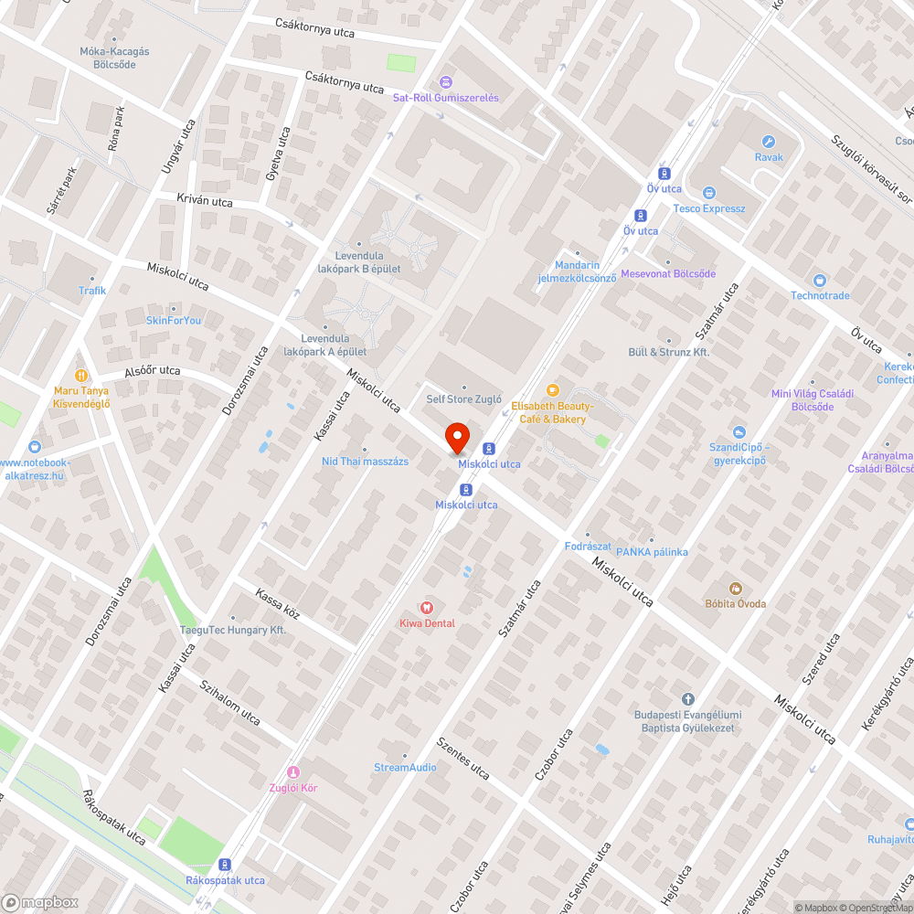 Járdán parkolás bejelentés helye