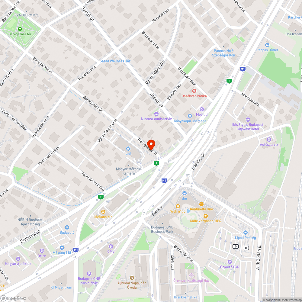 Narancssárga Mitsubishi kilóg az úttestre bejelentés helye