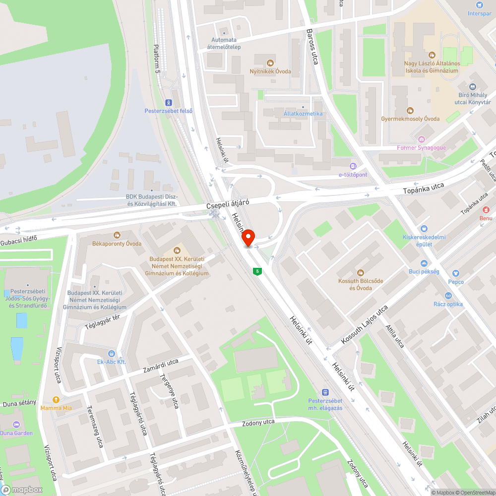 Kidöntött kikerülési irány tábla bejelentés helye