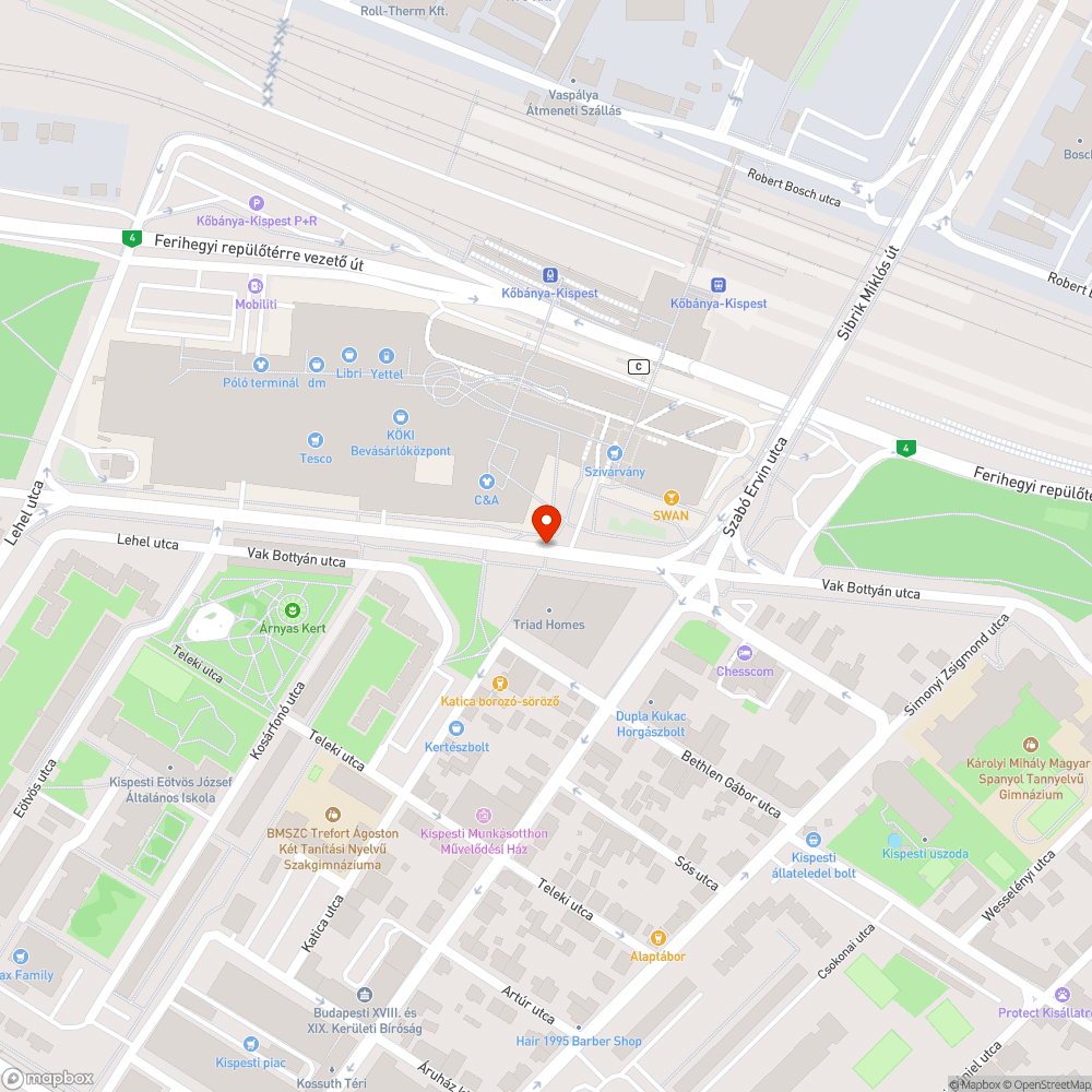 Gyalogosok balra bejelentés helye