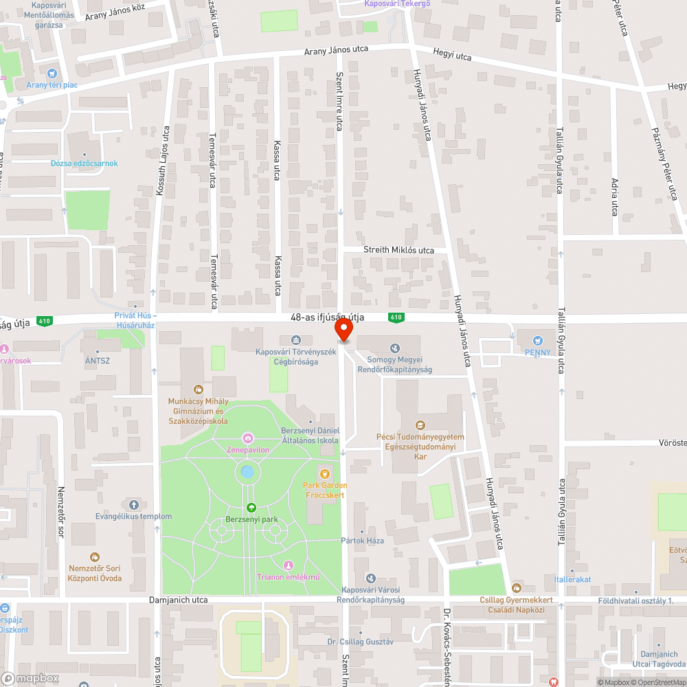 Törött beton kandelláber bejelentés helye