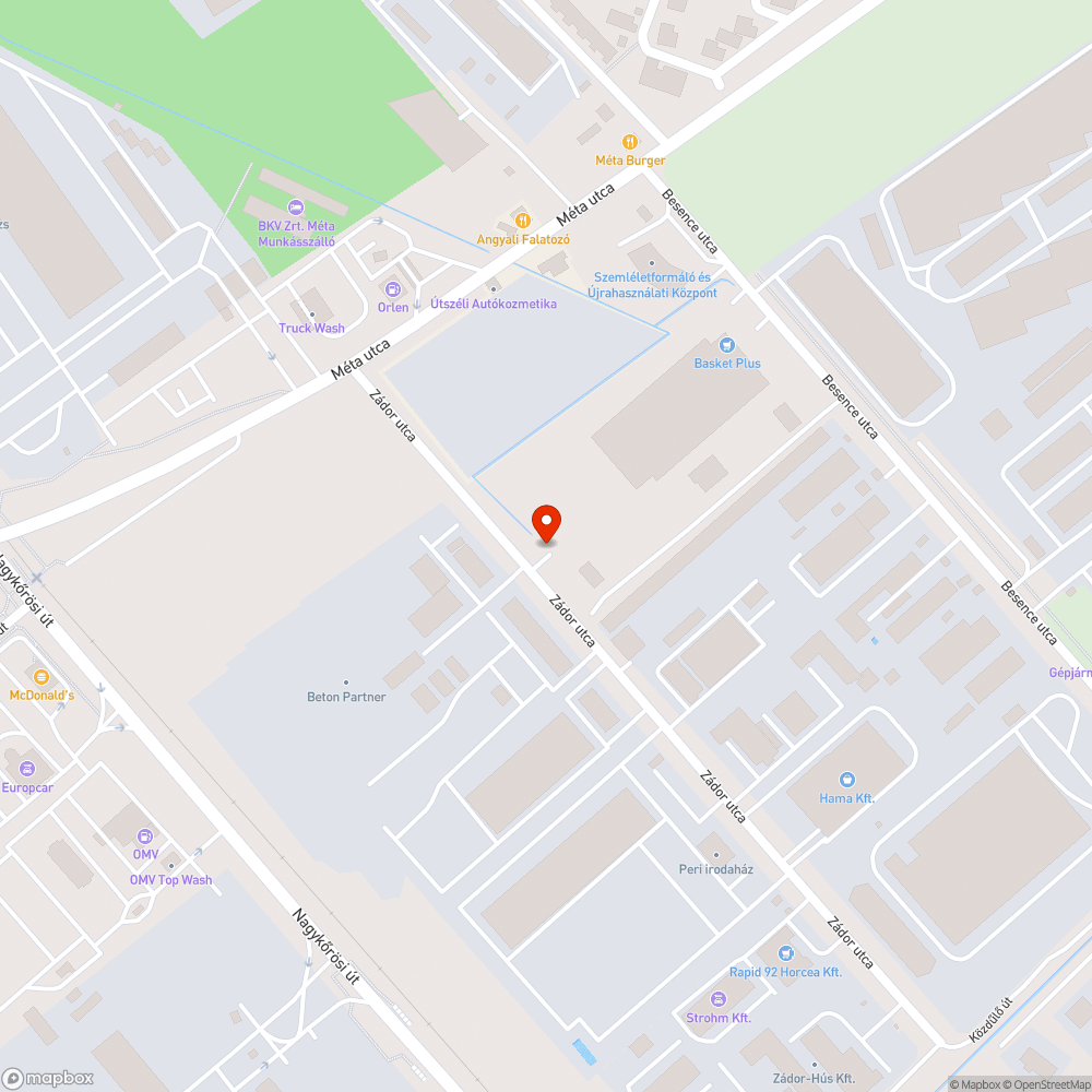 Ismét kiújultak a kátyúk a Zádor utcában bejelentés helye