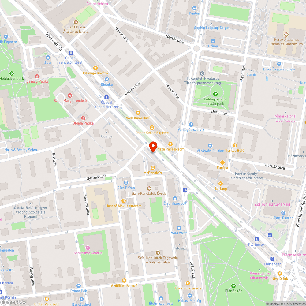 Fehér padok bejelentés helye