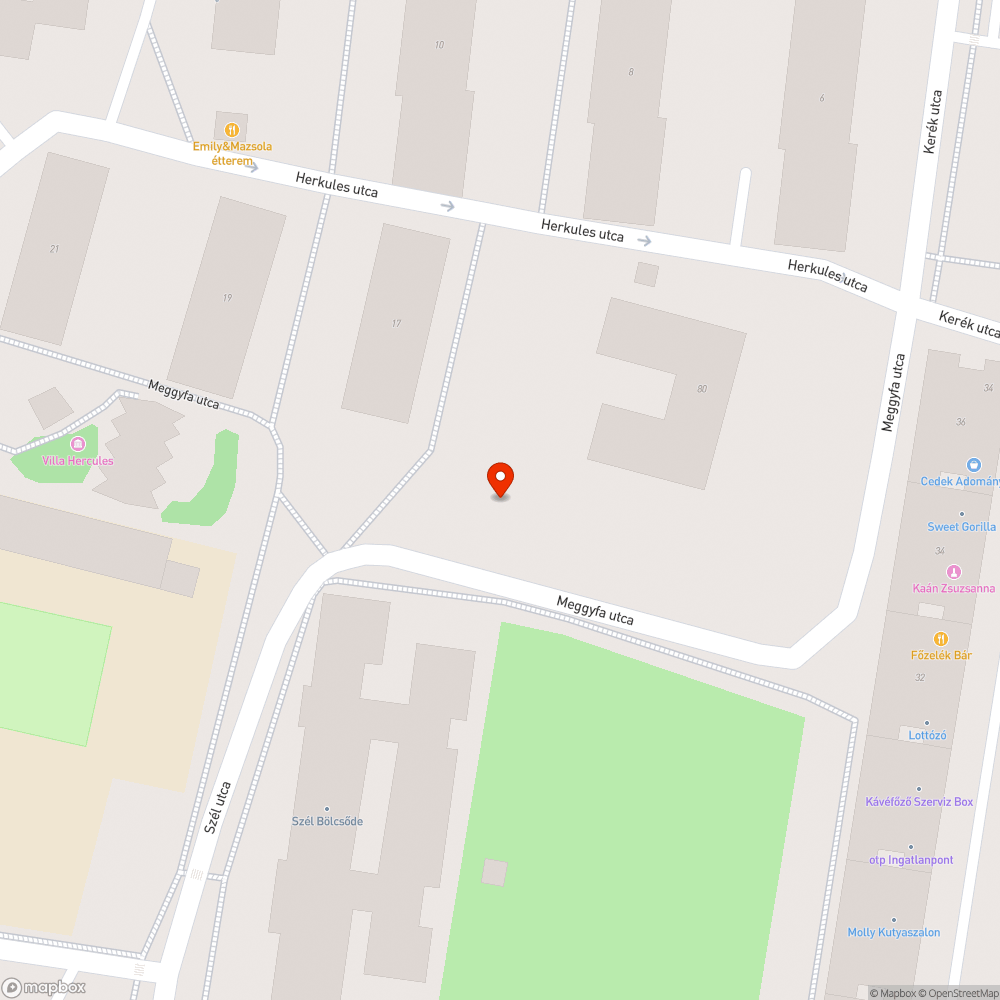 Rozsdás, kopott utcanévtábla bejelentés helye